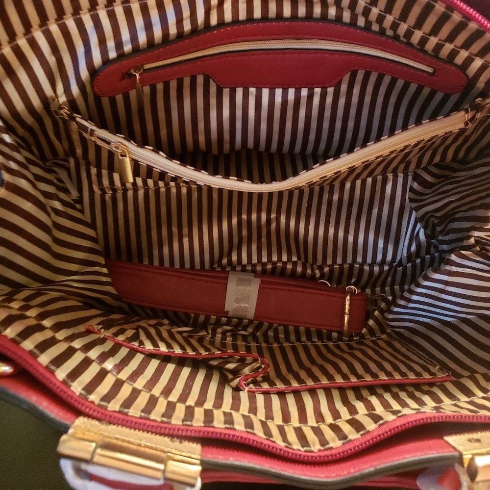 Ruby Red Handbag - image 3